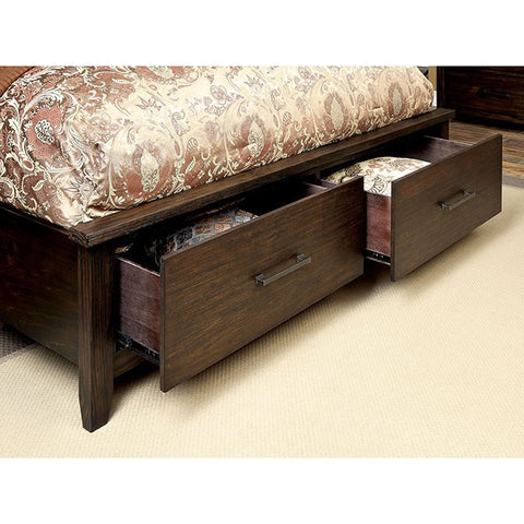 Ribeira Bed Model Cm7252-Queen Bed By Furniture Of America 