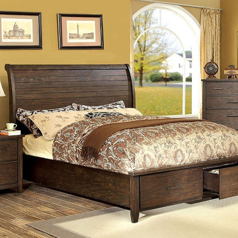 Ribeira Bed Model Cm7252-Queen Bed By Furniture Of America 