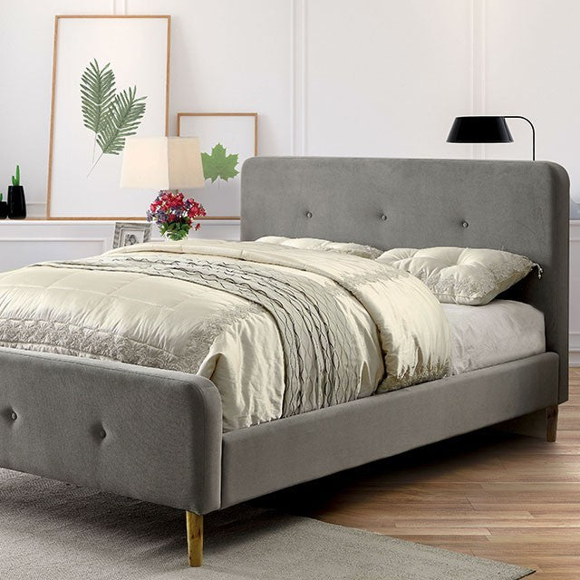 Barney Bed Model Cm7272Gy-Twin Bed By Furniture Of America 