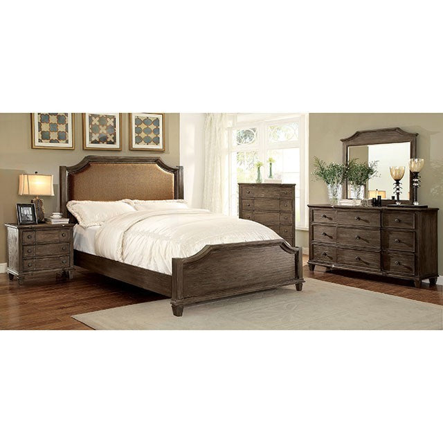 Halliday Bed Model Cm7281-E.King Bed By Furniture Of America 