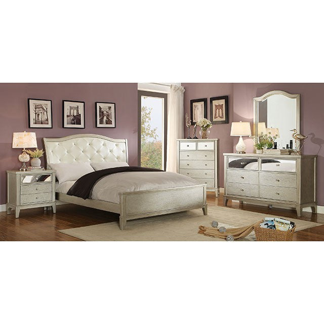 Adeline Bed Model Cm7282-Full Bed By Furniture Of America 