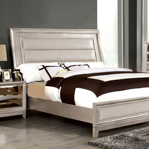 Golva Bed Model Cm7295Sv-P-Cal.King Bed By Furniture Of America 