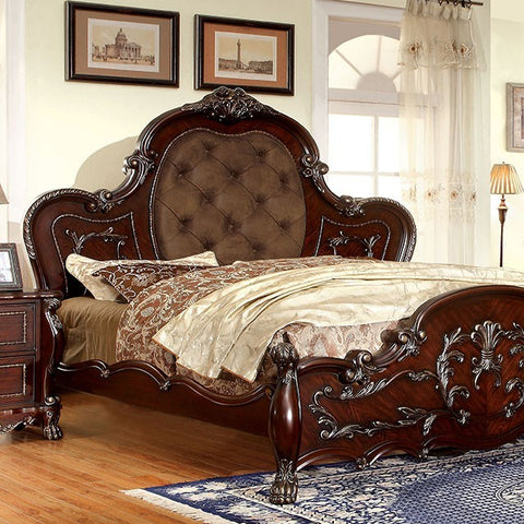 Castlewood Bed Model Cm7299-E.King Bed By Furniture Of America 