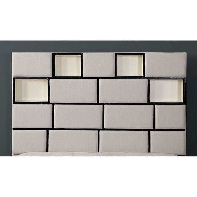 Gemma Bed Model Cm7303-Queen Bed By Furniture Of America 