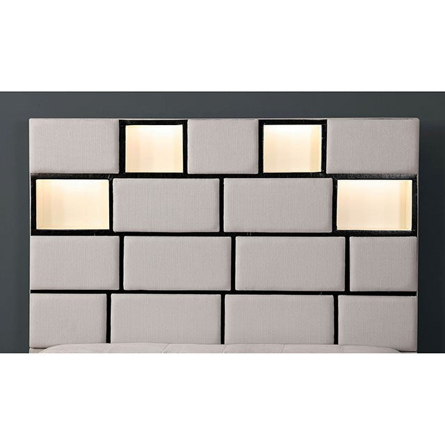 Gemma Bed Model Cm7303-Queen Bed By Furniture Of America 