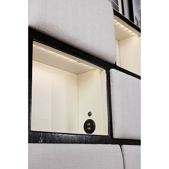 Gemma Bed Model Cm7303-Queen Bed By Furniture Of America 