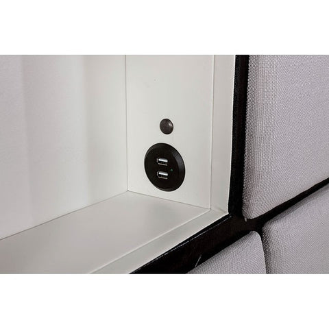 Gemma Bed Model Cm7303-E.King Bed By Furniture Of America 