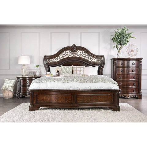 Menodora Bed Model Cm7311-Queen Bed By Furniture Of America 