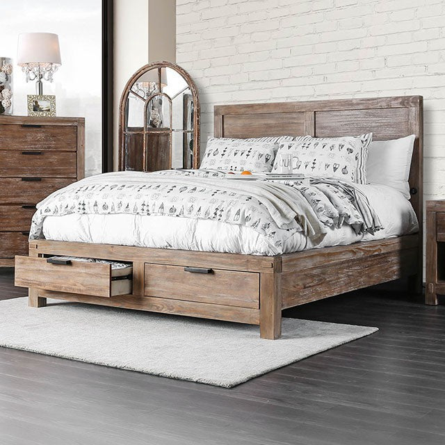 Wynton Bed Model Cm7360-E.King Bed By Furniture Of America 