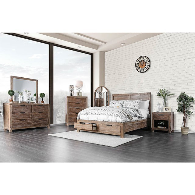 Wynton Bed Model Cm7360-E.King Bed By Furniture Of America 