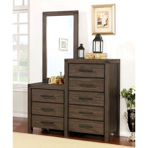 REXBURG 8-DRAWER DRESSER MIRROR