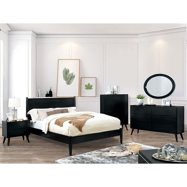 Lennart Bed Model Cm7386Bk-Twin Bed By Furniture Of America 