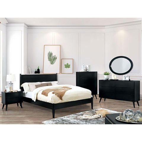 Lennart Bed Model Cm7386Bk-Full Bed By Furniture Of America 