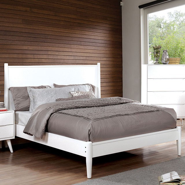 Lennart Bed Model Cm7386Wh By Furniture Of America 