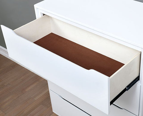 Lennart Bed Model Cm7387Wh-Queen Bed By Furniture Of America 