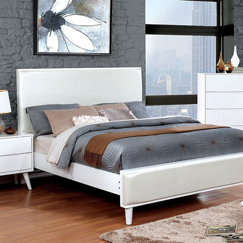 Lennart Bed Model Cm7387Wh-Queen Bed By Furniture Of America 