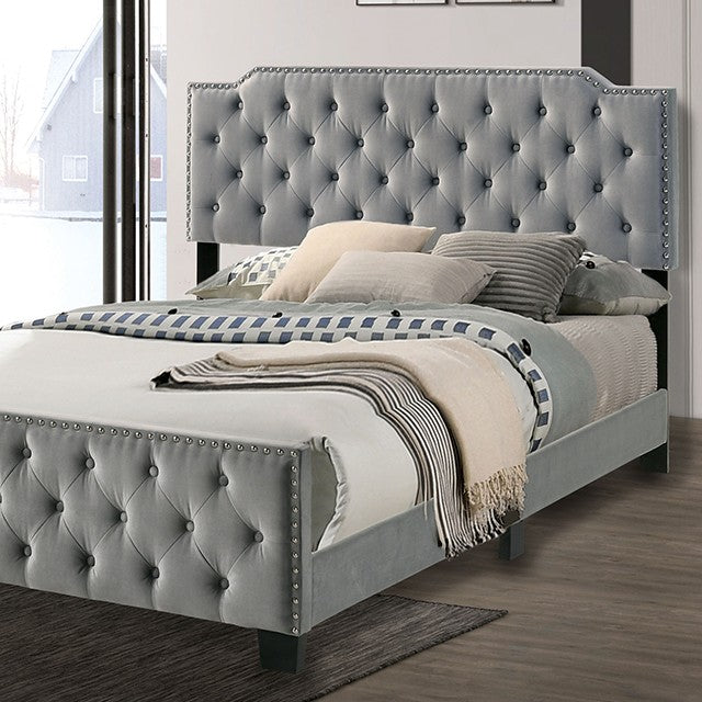 Charlize Bed Model Cm7414Lg-Queen Bed By Furniture Of America 