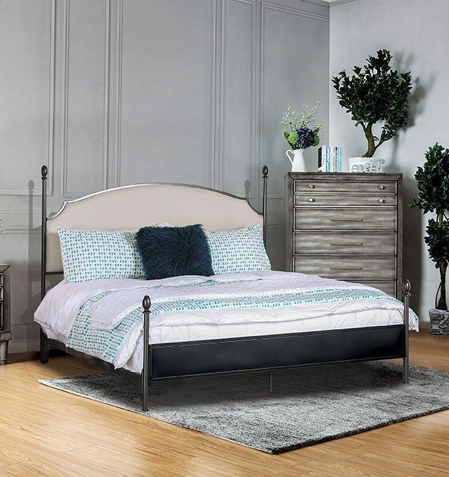 Sinead Bed Model Cm7420-Cal.King Bed By Furniture Of America 