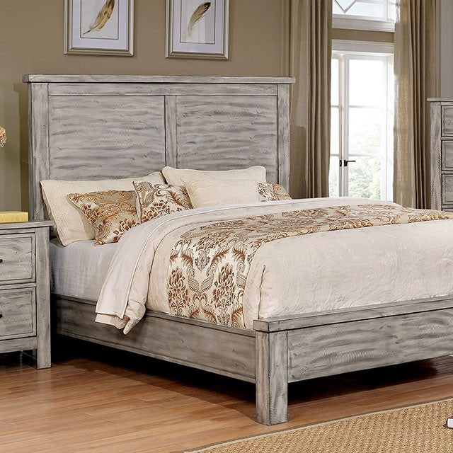 Canopus Bed Model Cm7422Gy-Queen Bed By Furniture Of America 