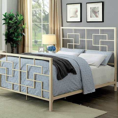 Lala Bed Model Cm7425Wh-Queen Bed By Furniture Of America 