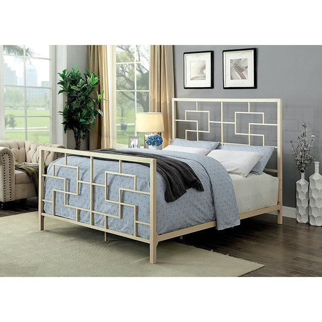 Lala Bed Model Cm7425Wh-Cal.King Bed By Furniture Of America 