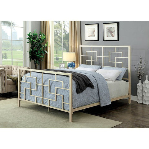 Lala Bed Model Cm7425Wh-Queen Bed By Furniture Of America 