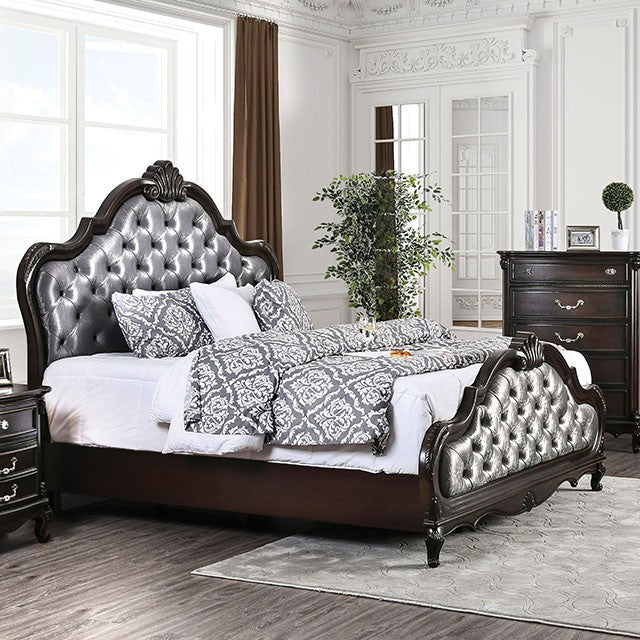 Bethesda Bed Model Cm7426Bc-E.King Bed By Furniture Of America 
