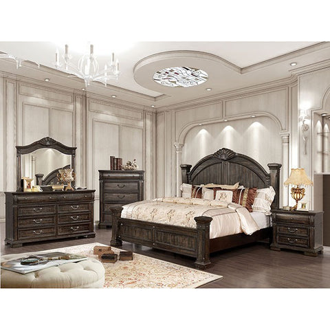 Genevieve Bed Model Cm7428-Queen Bed By Furniture Of America 