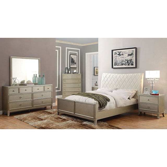 Enid Bed Model Cm7430-E.King Bed By Furniture Of America 