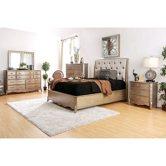 Celine Bed Model Cm7432-E.King Bed By Furniture Of America 