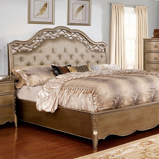 Capella Bed Model Cm7442-Queen Bed By Furniture Of America 