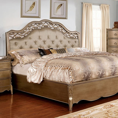 Capella Bed Model Cm7442-Queen Bed By Furniture Of America 