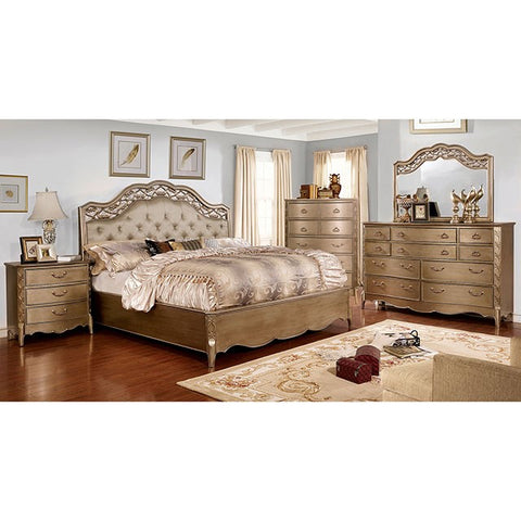 Capella Bed Model Cm7442-Queen Bed By Furniture Of America 