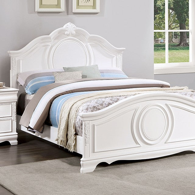Alecia Bed Model Cm7458Wh-Twin Bed By Furniture Of America 