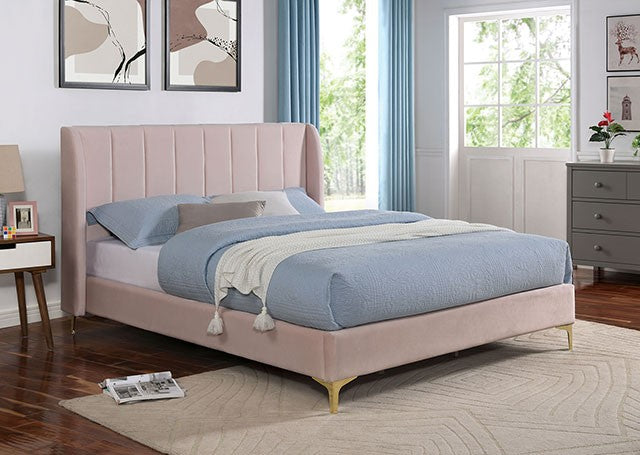 Pearl Bed Model Cm7459Pk-Queen Bed By Furniture Of America 