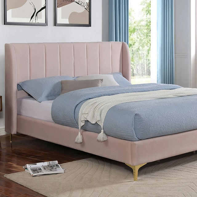 Pearl Bed Model Cm7459Pk-Twin Bed By Furniture Of America 