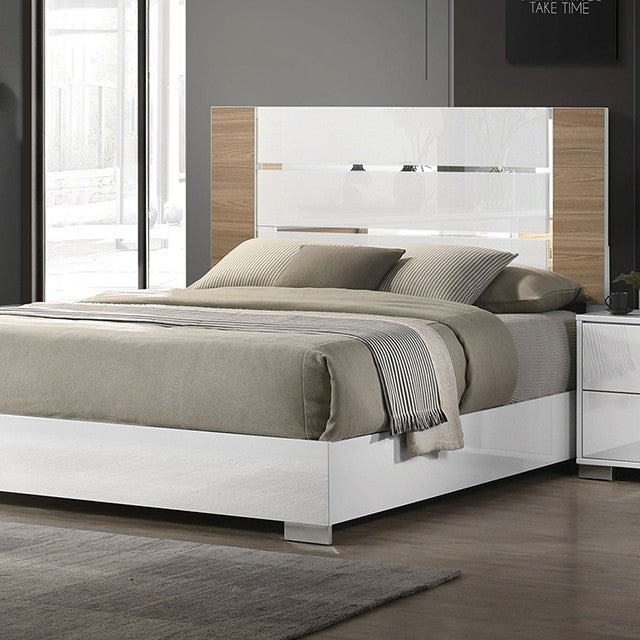 Erlangen Bed Model Cm7462Wh By Furniture Of America 