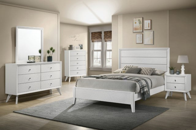 Dortmund Bed Model Cm7465Wh-Queen Bed By Furniture Of America 