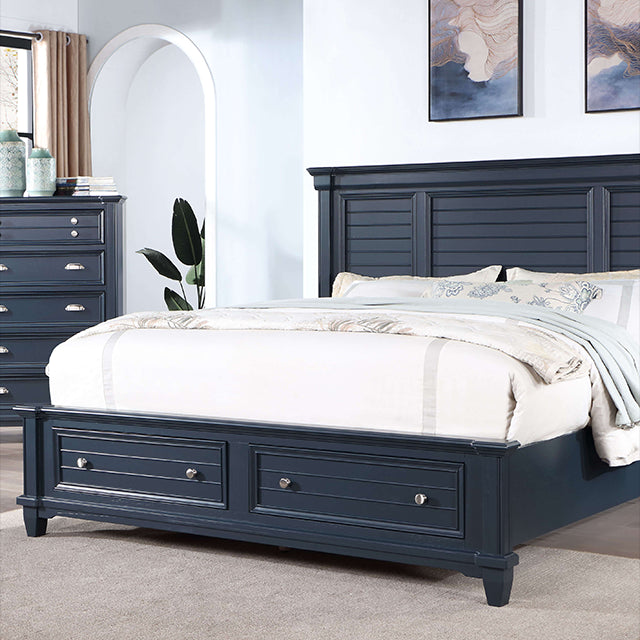 Manzanillo Bed Model Cm7470Bl By Furniture Of America 