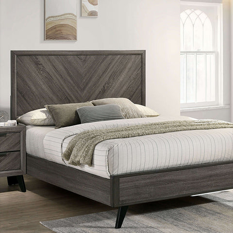 Vagan Bed Model Cm7472Gy-E.King Bed By Furniture Of America 