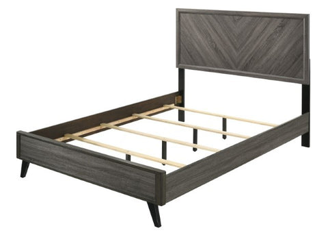 Vagan Bed Model Cm7472Gy-Queen Bed By Furniture Of America 