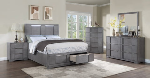 Regulus Bed Model Cm7475Gy By Furniture Of America 
