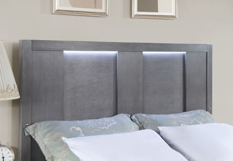 Regulus Bed Model Cm7475Gy By Furniture Of America 