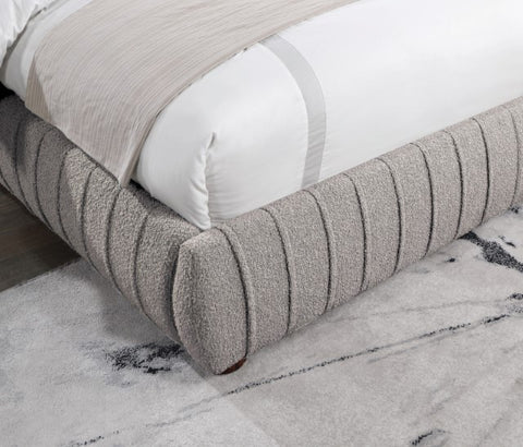 Sherise Bed Model Cm7476Gy-Queen Bed By Furniture Of America 