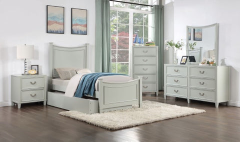 Lycorida Bed Model Cm7477Gy-Twin Bed By Furniture Of America 