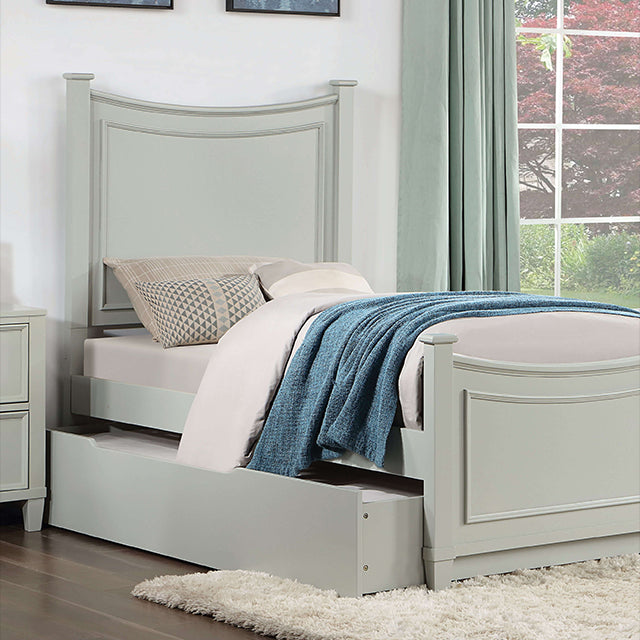 Lycorida Bed Model Cm7477Gy-Twin Bed By Furniture Of America 