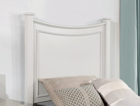 Lycoris Bed Model Cm7477Wh-Twin Bed By Furniture Of America 