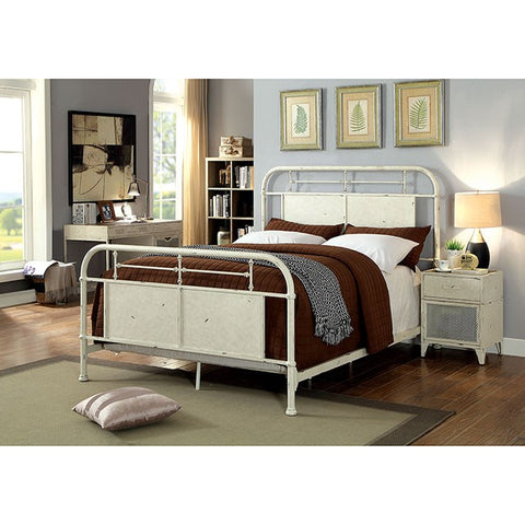 Haldus Bed Model Cm7502Wh-E.King Bed By Furniture Of America 