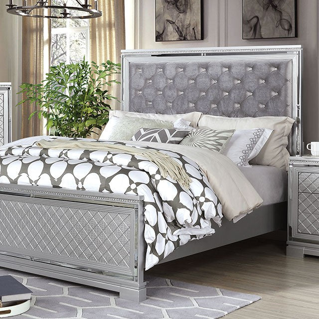 Belleterre Bed Model Cm7518-Queen Bed By Furniture Of America 