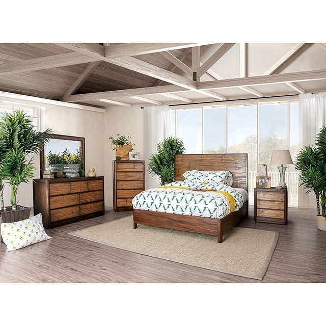 Covilha Bed Model Cm7522-Queen Bed By Furniture Of America 